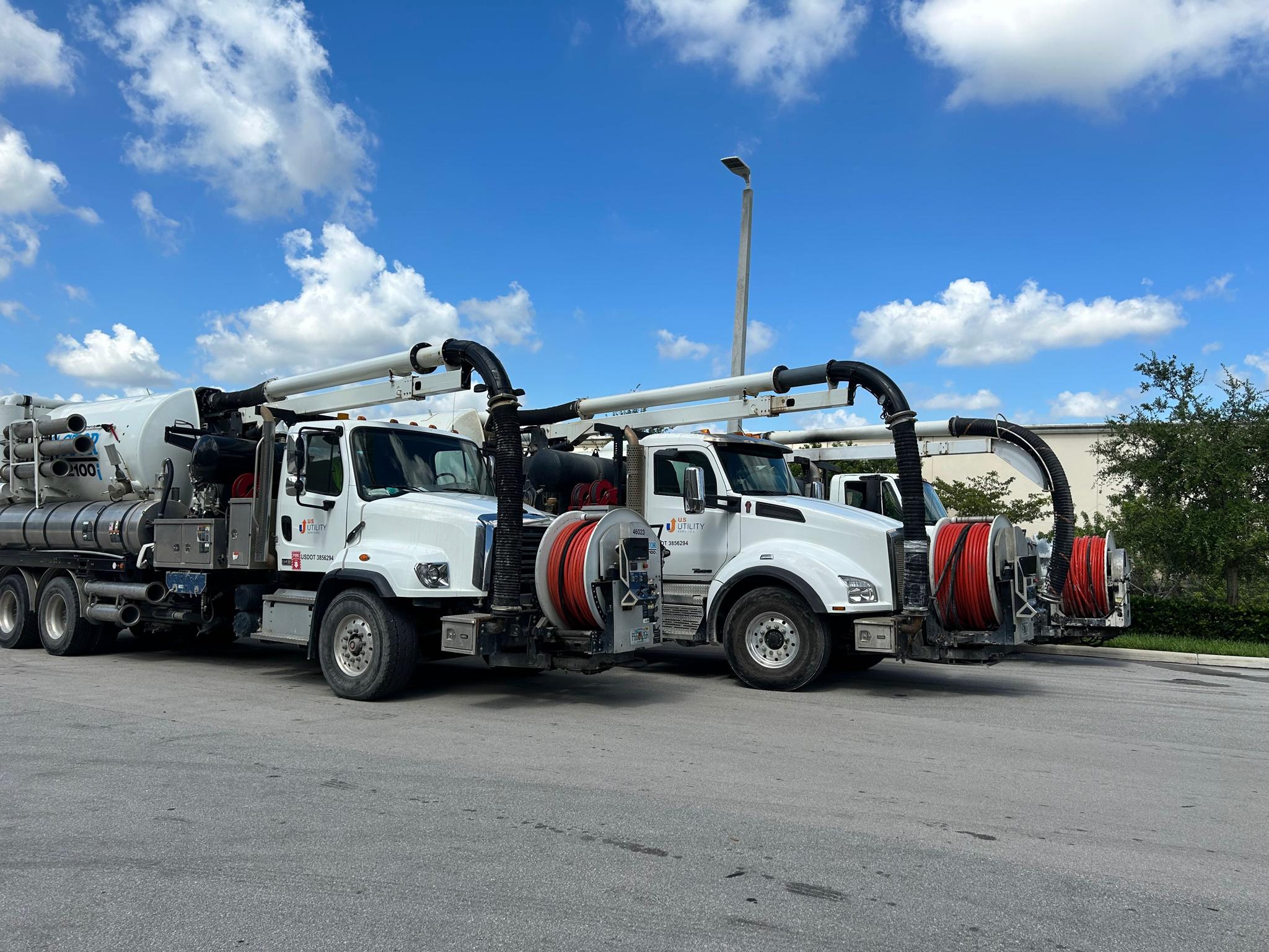 US Utility Services team and equipment in South Florida
